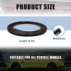 Car Exterior Interior Molding Trim  16 4 Ft Flexible Self Adhesive-black  8mm