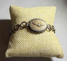 Vintage Wwii 12k Gold Sterling Navy Military Sweetheart Bracelet Jewelry Usa