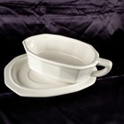 Grandma 1900 Antique Wawona Hotel White Procelain Gravy Sauce Dish Serving Tray