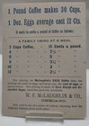 Mclaughlin s Xxxx Coffee - Indian - Trade Card - Listing  7062