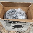 Vintage West Bend Electric Hot Air Popcorn Popper coffee White 82405 W  Box