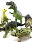 Vintage Safari Ltd Carnegie Collection Dinosaur Lot 5 T-rex Triceratops 1988