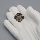 Vtg Bayern Pin Oktoberfest Souvenir Hat Badge Edelweiss Wreath Germany Brooch