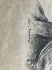 Vintage Antique Native American Indian Sketch Hand Drawn Elder Nancy Thompson 82