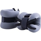 Adjustable Ankle Wrist Weights 5lb Pair Set Ankle Wrist Straps Grey Color