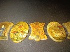 Antique Persian Qajar Style Hand Painted Mother Of Pearl 9 Panel Story Bracelet