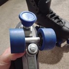 Chicago Men s Quad Roller Skates Black blue Wheels Size 11 Model 8601k