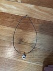 Tiffany   Co  Vintage 1999 Round Disc Stencil   Cutout Heart Pendant Necklace
