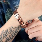 Men s Bracelet Magnetic Therapy Arthritis Pain Relief Pure Solid Copper Bangle