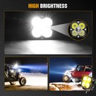 Colight 3inch Squadron Sport White Led Pair Driving combo Lights W  Wire Harness