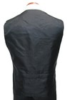 Men s Silver Jean Yves Diamond Tuxedo Vest   Tie Fullback Prom Wedding Groom 