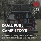 Gas One Gs-3400p Propane Or Butane Stove Dual Fuel Stove Portable Camping Stove