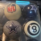 Dallas Cowboys Rare Never Used Complete Billiard Pool Balls