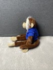 Fiesta Hanging Monkey Plush Brown Lemur Sac Zoo Hoodie Hook   Loop Hands Toy Pet