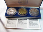 1993 Elvis Prsley    3 Coin Set   - W 1 Oz 999 Silver - Marshall Islands W coa