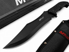Mtech Black Raptor Bowie Fixed Blade Knife Full Tang 440c G10 Tactical Mt-20-39