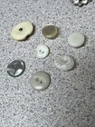 Lot Of 120 Vintage Unique Buttons Mix Metal Plastic Large Small Gorgeous Antique