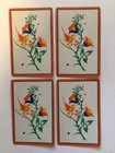 4 Vintage Playing Cards