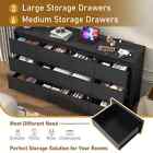 9 Drawer Dresser Bedroom With Charging Station  63  Large Wood Chest Of Drawers