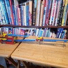 Very Nice Vintage 1918  Wolverine Tin Wind Up Over   Under  28 With Box
