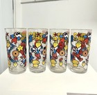 Four  4  1989 Super Mario Bros  2 Nintendo Vintage Drinking Glass Mint