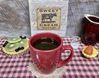 Realistic Faux Fake Food Beverage Drink Black Coffee Red Cup Display Prop