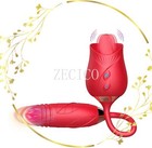 10 Speed Rose Female Anniversary Female Birthday Gift Massage Tongue Licking Hot