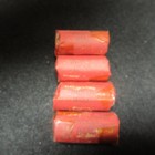 Old Vintage Indian Head Penny Roll 25 Coin Half Roll Sealing Tape Is Yellowed