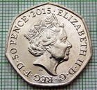 Great Britain 2015 50 Pence  Wwii Battle Of Britain 75th Anniversary Unc