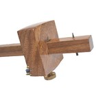 Hawk   Tj1425w   3  Hand Marking Gauge Nice Finish Brass Locking Screw Mortise