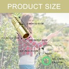Humyeam 2 Pack Brass 2 5 8 Garden Hose Repair Connectors  Gold