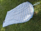 The Clothes Horse Blue Plaid Custom Lightweight Cooler Stable Blanket 86 Sheet
