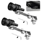  Car Turbo Whistle  Exhaust Muffler Pipe Whistle  Turbo Sound 2 Pcs Black