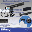Ultimaxx Professional Condenser Microphone For Dslr Nikon Canon Sony Pentax