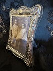 Vintage Edwardian Style English Sterling Silver Repousse Picture Frame Dr s 1991