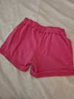 Pink Girls Terry Cloth Shorts By 365kids From Garanimals Size 6 With Drawstring