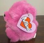 Swibco Vintage Puffkins Rosie Bear Tag 6672 Pink Round Beanie Ball Plush Toy