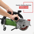 Electric Wall Chaser Groove Cutting Machine 110v Slotting Cutting Steel Concrete
