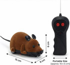 Electronic Remote Control Rat realistic Simulation Mouse Toy For Cat dog  Plu   