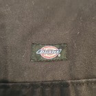 Dickies Eisenhower Black Work Jacket Sz L Full Zip Tj15bk Y2k Quilted Lining Euc