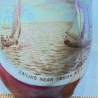 Sailing Near Tignish Pei Canada Antique Souvenir China Trinket Cup