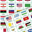 296 World Flags Flash Cards     Printable Geography Learning Cards