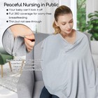 Nursing Cover   Baby Poncho multi Use Breastfeeding For Grey 