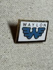 Waylon Jennings Winged Logo Pinback Button Music Memorabilia Outlaw Country