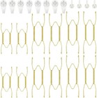12 Pieces Plate Hangers For Wall Stainless Steel Wire Invisible Heavy Duty Pl   
