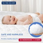 1 Pack Waterproof Crib Mattress Protector  Quilted Baby Mattress Cover Fitted De