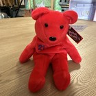 Nwt Chicago Cubs Sammy Sosa  21 Bamm Beanos Beanie Baby Red Plush Bear-mint          