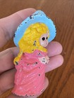 Antique Hubley Victorian Toy Girl Lady Doll Cast Iron Statue 3    Paperweight Usa