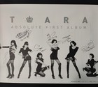 T-ara  absolute First Album  Real Hand Signed Poster Mega Rare Tara Kpop