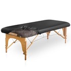 Pu Leather Massage Table Cover Wipeable Vinyl Massage Spa Bed Cover 1 Pcs Black